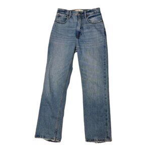 Abercrombie & Fitch The Ankle Straight Ultra High Rise Jeans Size 26/2 #2165